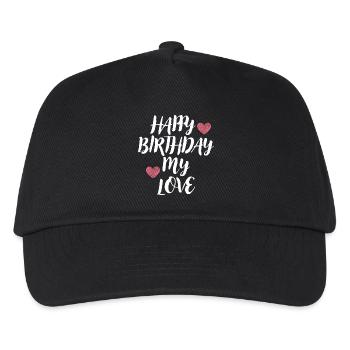 Happy Birthday - Kinder Basecap - Schwarz - Vorne