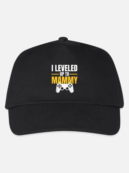 Level Up Mama Gamer - Kids’ Baseball Cap - black