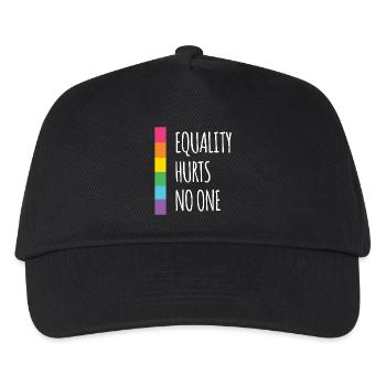 Pride Month - Gleichberechtigung schadet niemandem - Kinder Basecap - Schwarz - Vorne