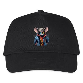Urban Rodent: Streetwise Mouse Vibes - Casquette de baseball Enfant - noir - Devant