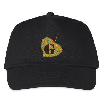 Sheet E 95 g - Kids’ Baseball Cap - black - Front