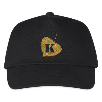 Sheet E 95 K - Kids’ Baseball Cap - black - Front