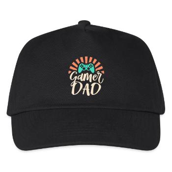 Unique Gift: 'Gamer Dad' for Dad - Kids’ Baseball Cap - black - Front