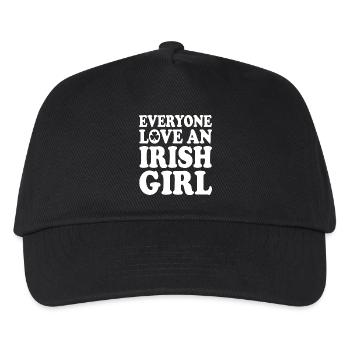 Everyone loves an irish girl - Kinder Basecap - Schwarz - Vorne
