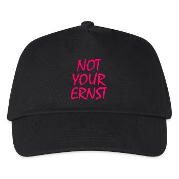 Not your ernst - Kinder Basecap - Schwarz - Vorne