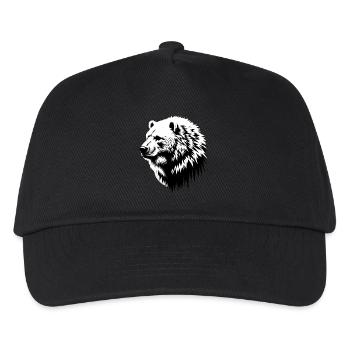 Bear | Eisbäar - Kids’ Baseball Cap - black - Front