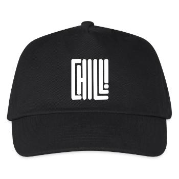 Just chill - Kinder Basecap - Schwarz - Vorne