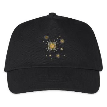 de belles étoiles brillantes pour Noël - Casquette de baseball Enfant - noir - Devant