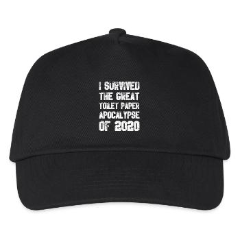 Toilet Paper Apocalypse - Kids’ Baseball Cap - black - Front
