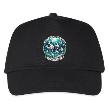 Aquarium Sucht, Aquarium Liebe, Skalare - Kinder Basecap - Schwarz - Vorne