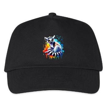 Lemur - Kids’ Baseball Cap - black - Front