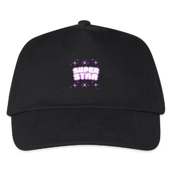SUPER STAR - Kinder Basecap - Schwarz - Vorne