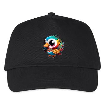 Cute Bird Party - Kids’ Baseball Cap - black - Front