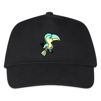 parrot - Kids’ Baseball Cap - black - Front