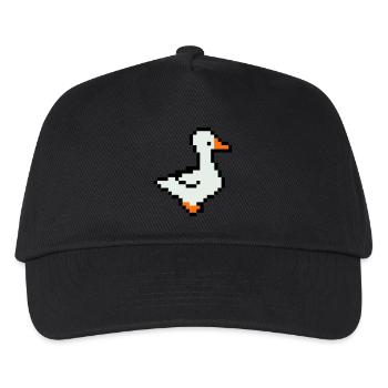 Canard Pixel - Casquette de baseball Enfant - noir - Devant