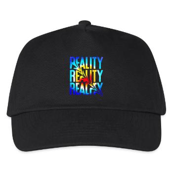 Reality - Kinder Basecap - Schwarz - Vorne