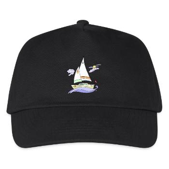 Sailboat - Kids’ Baseball Cap - black - Front
