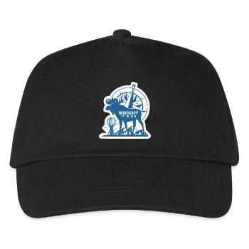 North Cape NordKapp Cap Nord - Casquette de baseball Enfant - noir - Devant
