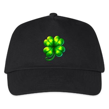 Four-leaf clover - Kids’ Baseball Cap - black - Front