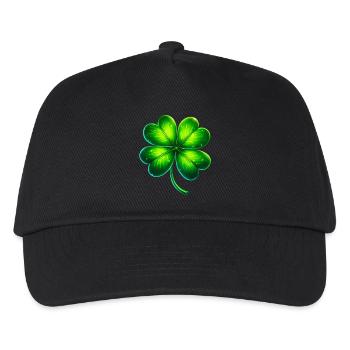 Four-leaf clover - Kids’ Baseball Cap - black - Front