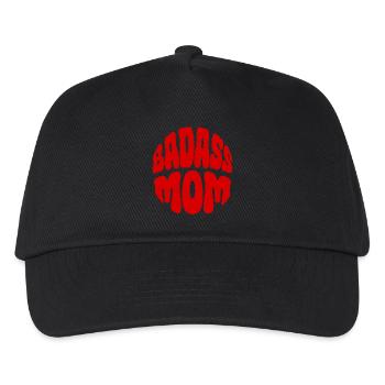 Maman badass - Casquette de baseball Enfant - noir - Devant