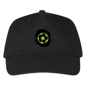 Splatter Football - Kids’ Baseball Cap - black - Front