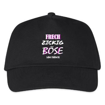 Cheeky, and evil? but pretty - Kids’ Baseball Cap - black - Front