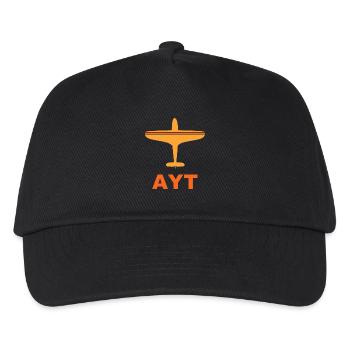 Flughafen - Antalya Türkei - Turkey - AYT - Kinder Basecap - Schwarz - Vorne