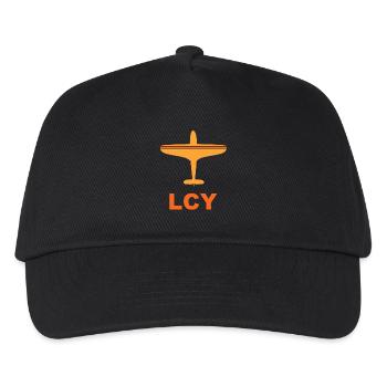 London City Airport - LCY United Kingdom - Kids’ Baseball Cap - black - Front