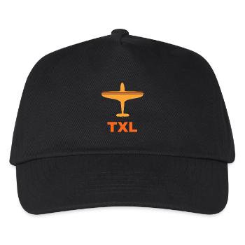 Flughafen Berlin Tegel - Spotter Spotting - Kinder Basecap - Schwarz - Vorne
