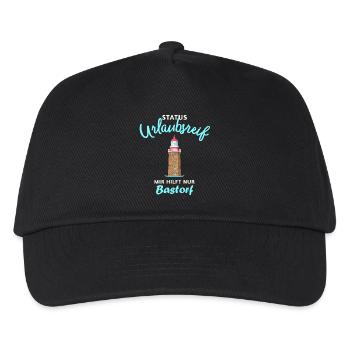 Bastorf, Ostsee, Wismarer Bucht, Urlaubsreif - Kinder Basecap - Schwarz - Vorne
