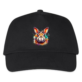 Rabbit - Kids’ Baseball Cap - black - Front