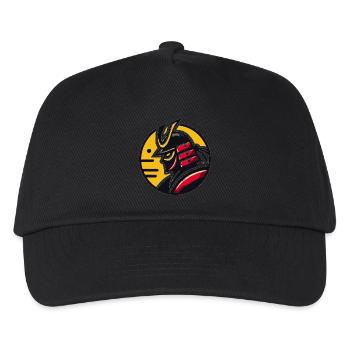 Gelber Samurai - Kinder Basecap - Schwarz - Vorne
