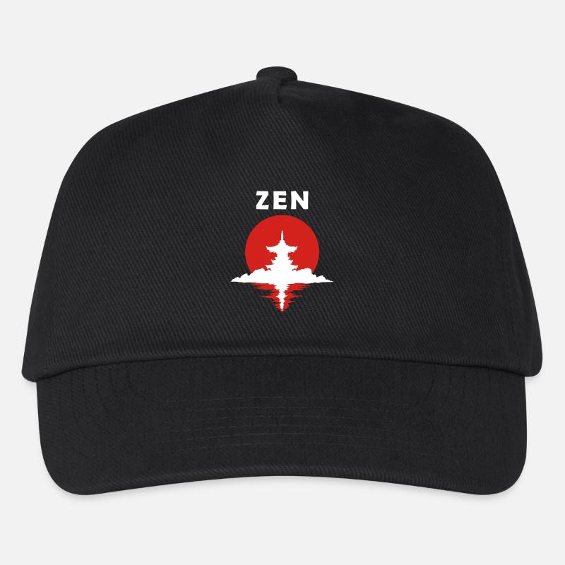 Zen - Kinder Basecap - Schwarz