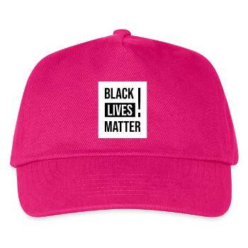 Black Lives Matter Shirt Gift - Kinder Basecap - Fuchsia - Vorne