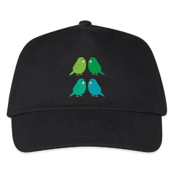 Perruche 4fold - Casquette de baseball Enfant - noir - Devant