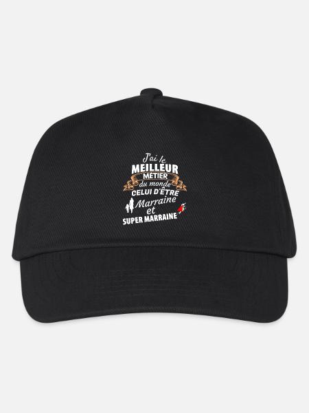 Hommage an Marine und Super Mom - Kinder Basecap - Schwarz