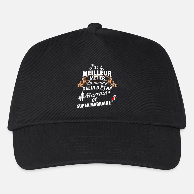 Hommage an Marine und Super Mom - Kinder Basecap - Schwarz