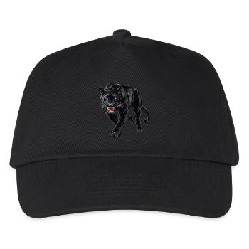 Panthère - Casquette de baseball Enfant - noir - Devant