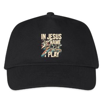Rhythm for faith - Kids’ Baseball Cap - black - Front