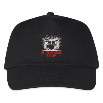 Rhythm for faith - Kids’ Baseball Cap - black - Front