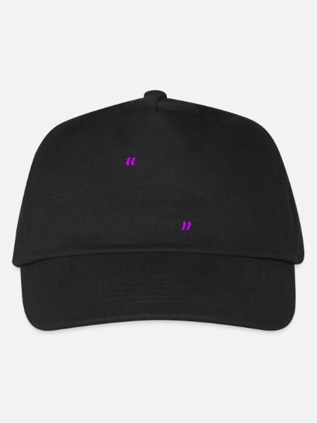 When Life Hands You Challenge Face Them With Vigor - Kinder Basecap - Schwarz