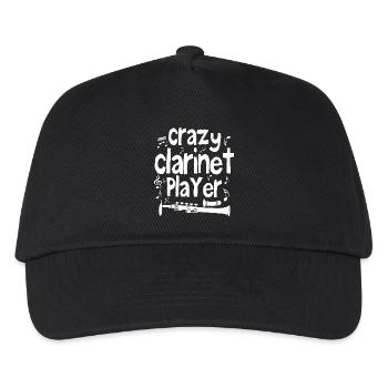 Crazy clarinet player - Casquette de baseball Enfant - noir - Devant