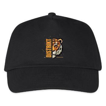 District - Kids’ Baseball Cap - black - Front