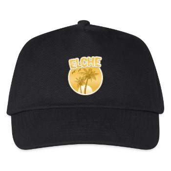 Vacances à Elche - Casquette de baseball Enfant - noir - Devant