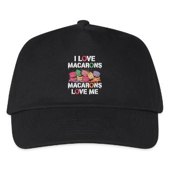 Macarons for the soul - Kids’ Baseball Cap - black - Front