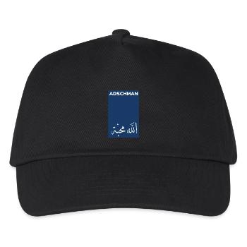 Adschman - Kinder Basecap - Schwarz - Vorne