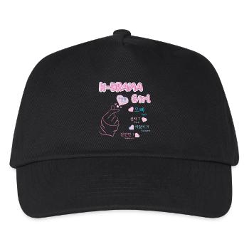 K-drama girl drame coréen songalag et hangul - Casquette de baseball Enfant - noir - Devant