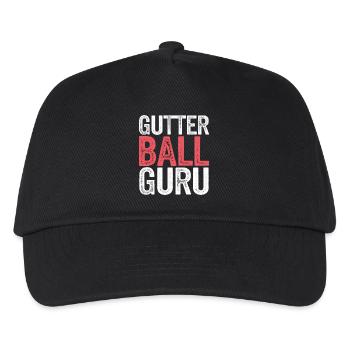 Gutter Ball Guru 9 - Kinder Basecap - Schwarz - Vorne