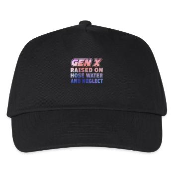 Gen X Raised On Hose Water And Neglect - Kids’ Baseball Cap - black - Front